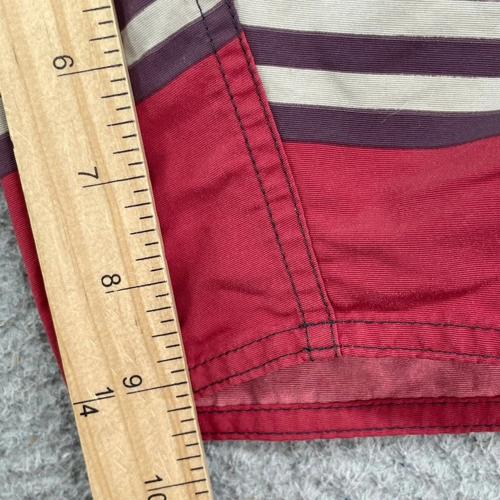 Patagonia‎ Board Shorts Mens 36 Multi-Color Striped Swim Trunks Surf Beachwear